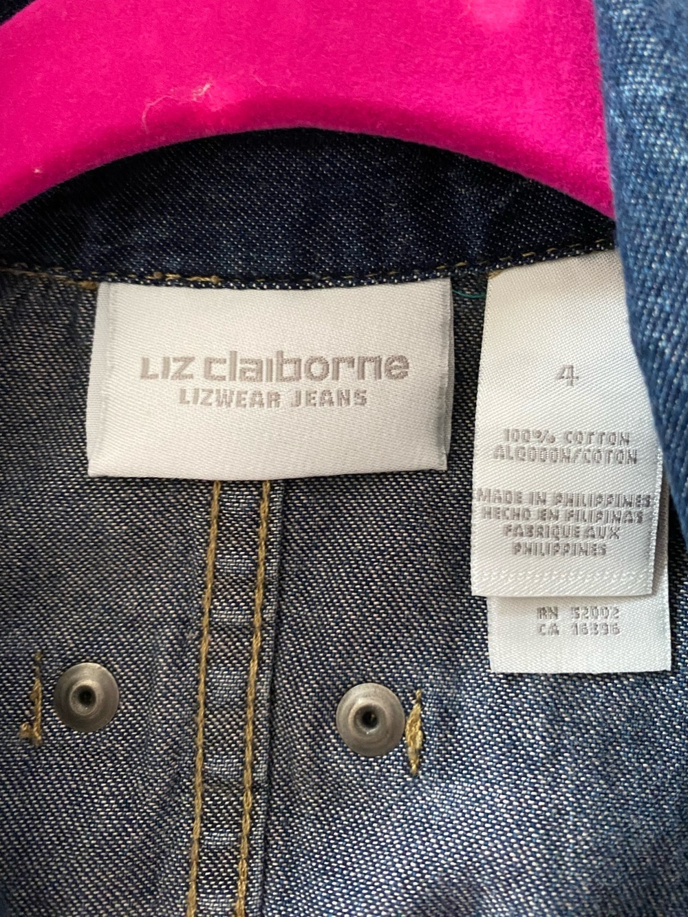 Vintage Liz Claiborne Denim Dress - Picture 6 of 6